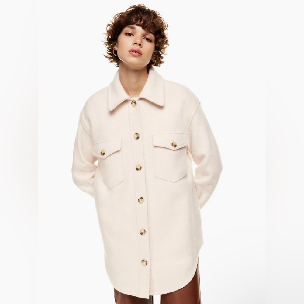 The Ganna Shirt Jacket from Wilfred/ Aritzia